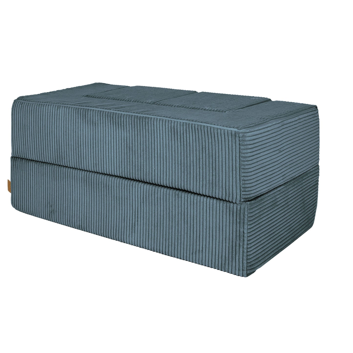 MeowBaby® Soft Velvet Cube Sofa - Turquoise