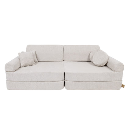 Modular Sofa for Kids - Premium Boucle, Champagne Ecru