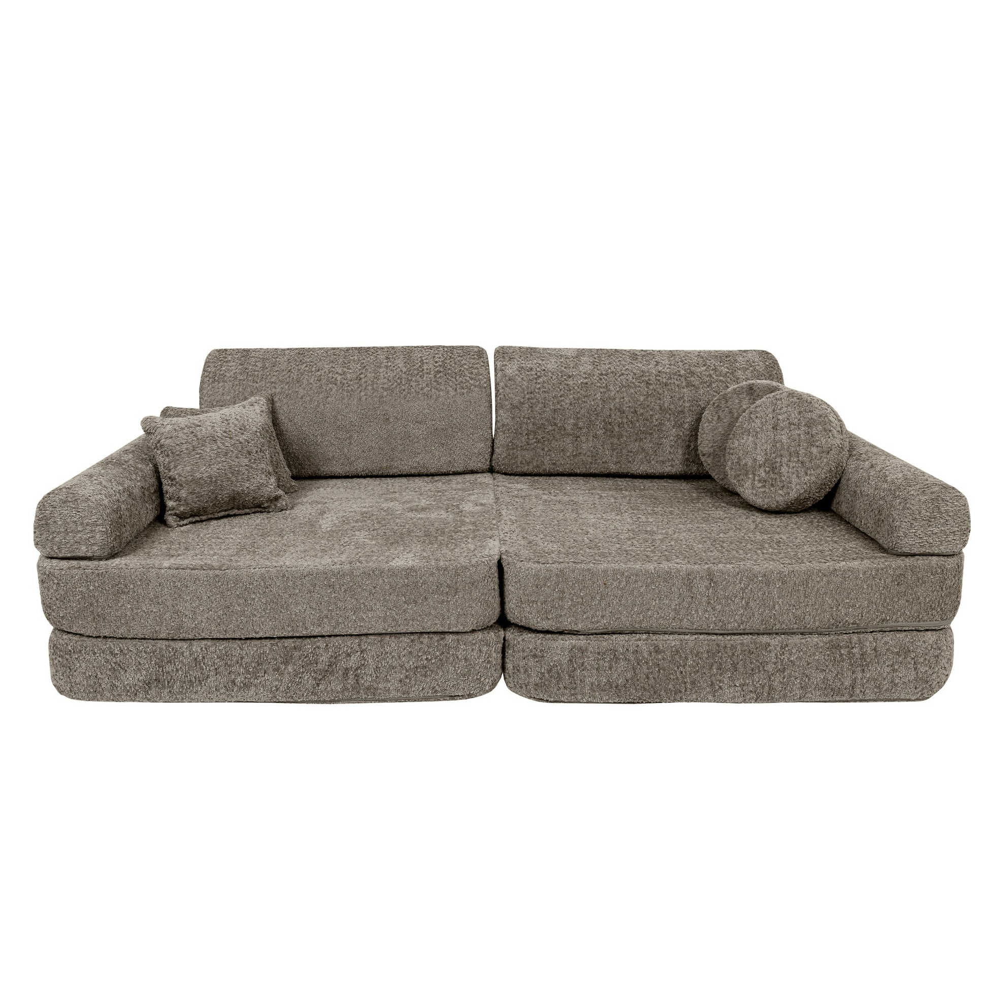 Modular Sofa for Kids - Premium Boucle, Tan Beige