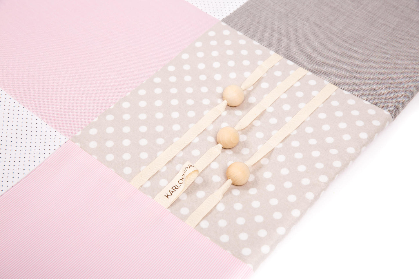 Small baby activity mat, 100x100 cm - Pink