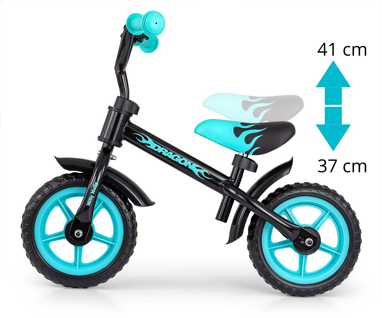 Balance Bike DRAGON - Black