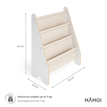 MAMOI® Bibliothèque meuble de rangement pour enfant, Petite bibliotheque murale, Etagere livre et meuble pour chambre de bebe, Bibliothèques montessori pour enfants-2