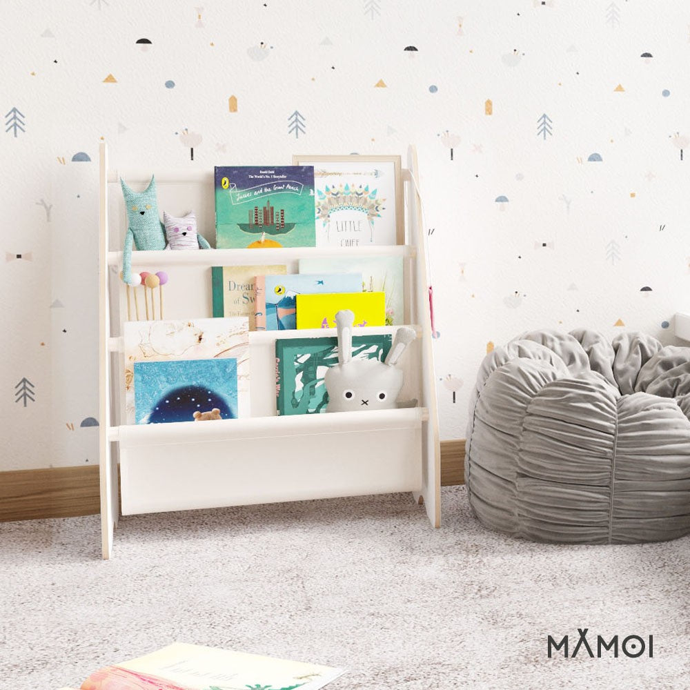 MAMOI® Bibliothèque meuble de rangement pour enfant, Petite bibliotheque murale, Etagere livre et meuble pour chambre de bebe, Bibliothèques montessori pour enfants-4