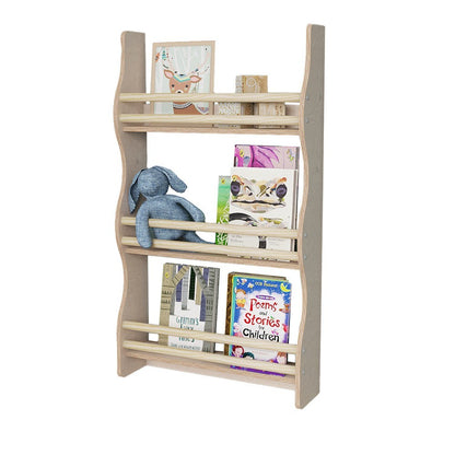 MAMOI® Bücherregal für kinder, Bücherkiste für kinderzimmer, Book shelf, Buchregal, Wandregal kinderregal, Kinderbücherregal, Bücherbank aus holz, Kindermöbel für kleines kind montessori-0