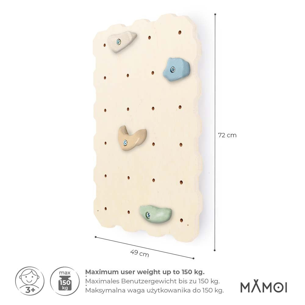 MAMOI® Mur escalade pour enfant, Module d'escalade interieur pour bebe, Mur descalade avec prises escalade, Planche escalade à partir de 3 ans-2