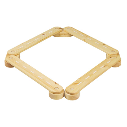 Wooden Balance Beam - 4 Elements