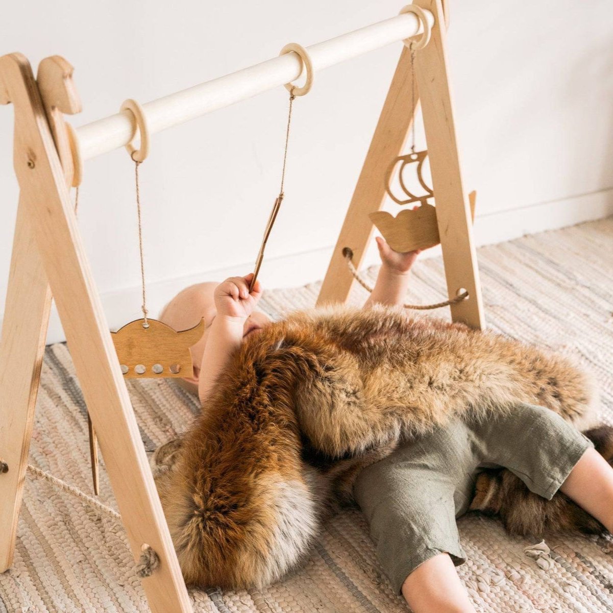 Wooden Play Gym for Baby