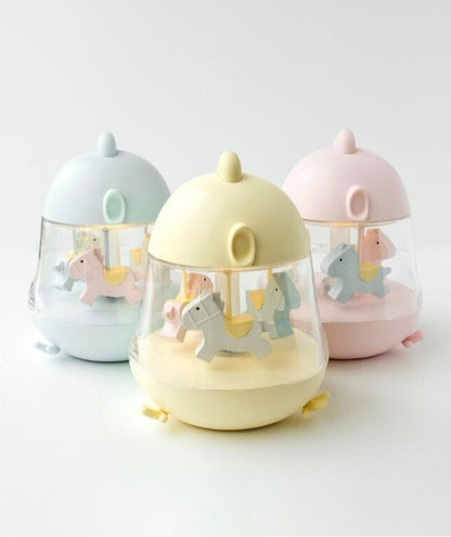 Lamp with Carousel and Music - Blue