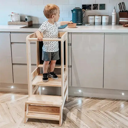 Encouragez l’Autonomie de Votre Enfant avec la Tour d’Apprentissage pour Cuisine